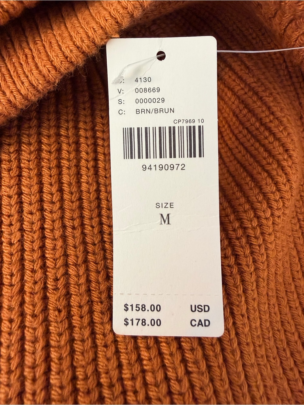 NWT Anthropologie Mock-Neck Sweater Short-Sleeve Mini Dress. Medium - Picture 6 of 9